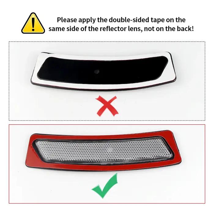 Boîtier de lampe de pièces OEM pour BMW F30, 12-15, série 3, M-dehors, marqueur de pare-chocs latéra