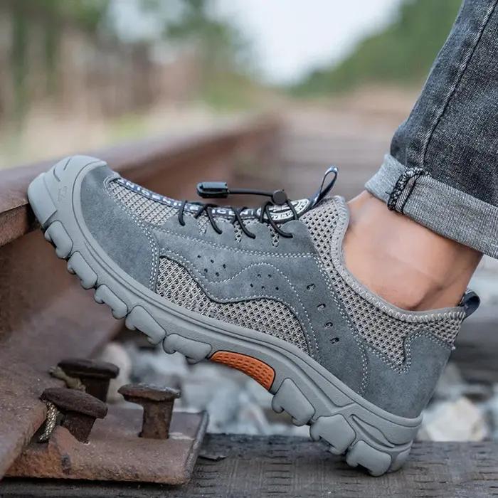 Bottes de travail d'été antibruit et antiperforation résistantes à l'usure pour hommes sécurité professionnelle durable occasions de travail