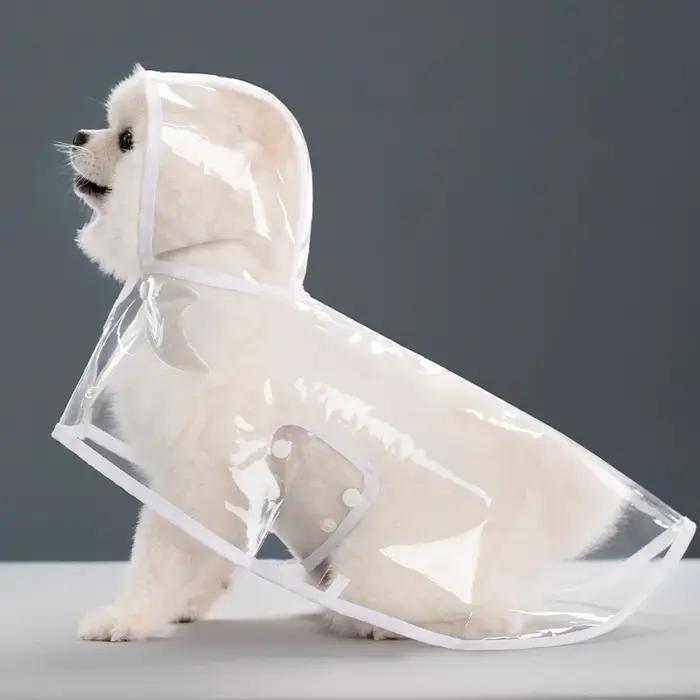 Nouveau imperméable Transparent pour animaux de compagnie