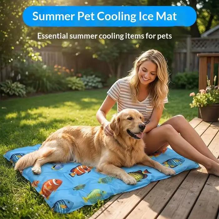 Tapis rafraîchissant pour animaux de compagnie