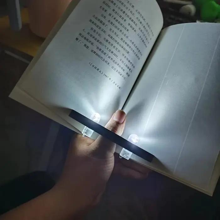 Marque-page de pouce avec support de page de livre LED pour une lecture confortable et élégante pour amoureux de livres et étudiants occasions spéciales