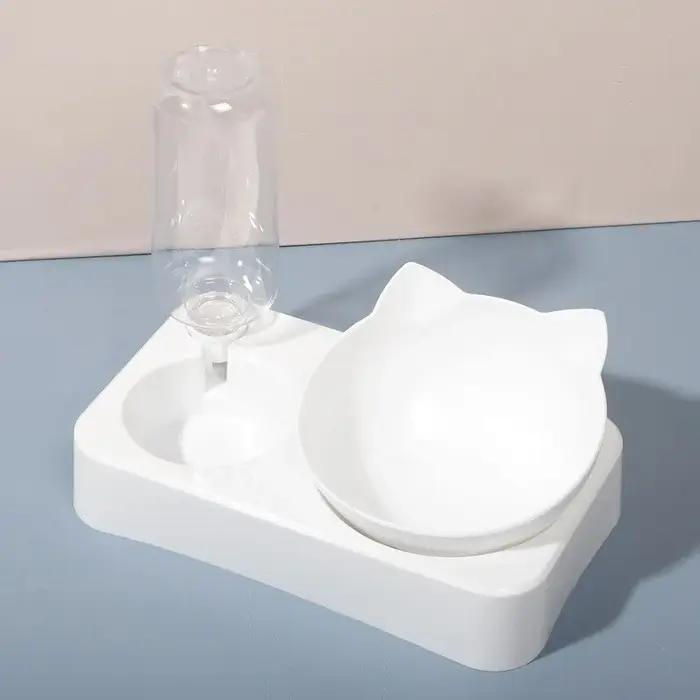 Double bol d'arrosage automatique pour animaux de compagnie