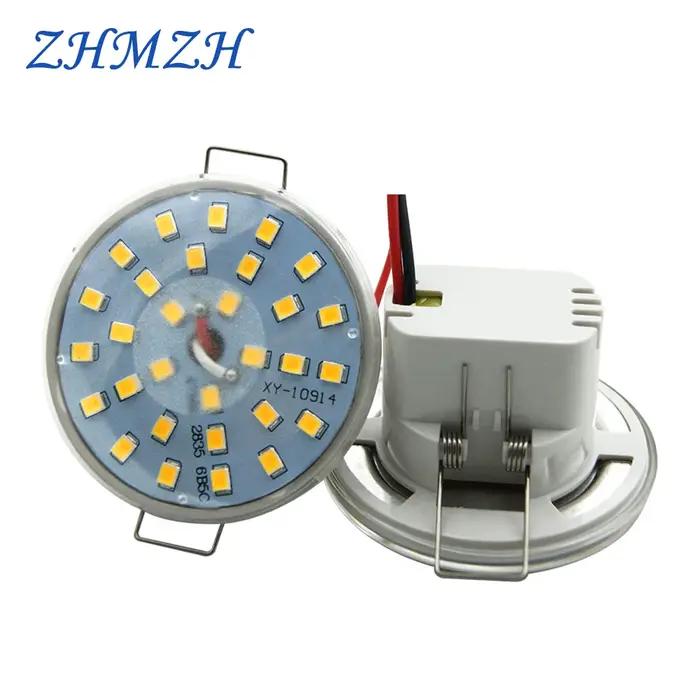 Spot lumineux LED intégré à branchement Direct, projecteur rond encastré au plafond, parapluie, ampo