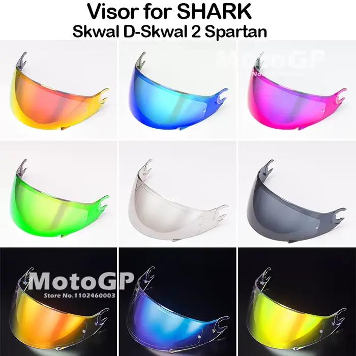 Visière de casque Spartan pour SHARK D Skwal D-Skwal 2, remplacement intégral, lentille de casque, a