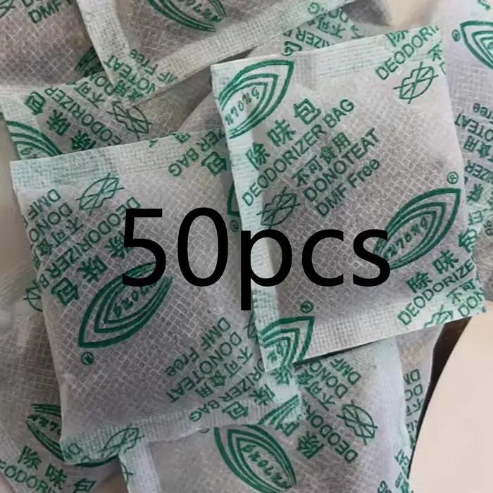Sacs à charbon naturel, 50/100 pièces, purificateur d'air, charbon actif, absorbeur d'odeur, élimina