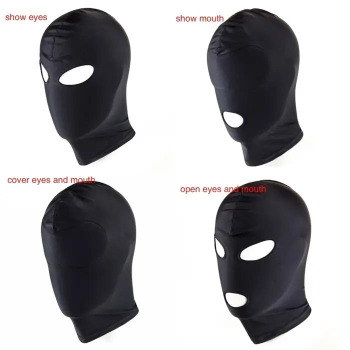 Role for Play Cagoule Chapeau 3 trous Masque ski exposé Masque complet Chapeau pour A