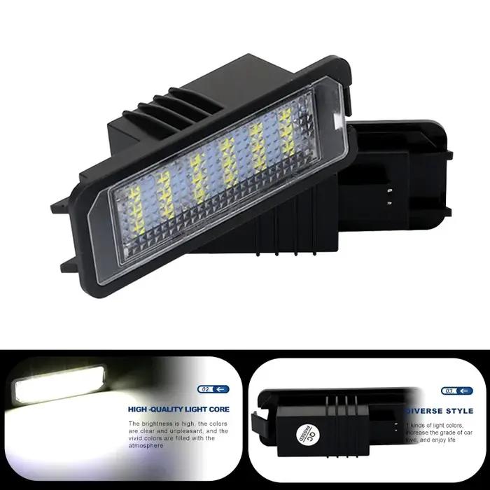 Feux de plaque d'immatriculation Led pour voiture