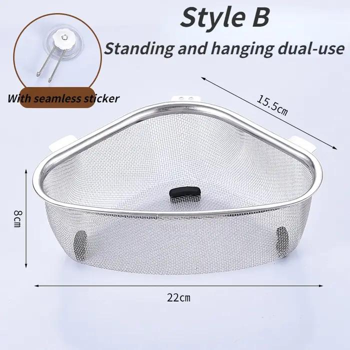 Panier de vidange d'évier de cuisine en acier inoxydable