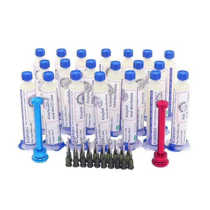 10 pièces/20 pièces KINGBO original RMA-218 No-Clean BGA Reballing boule de soudure réparation