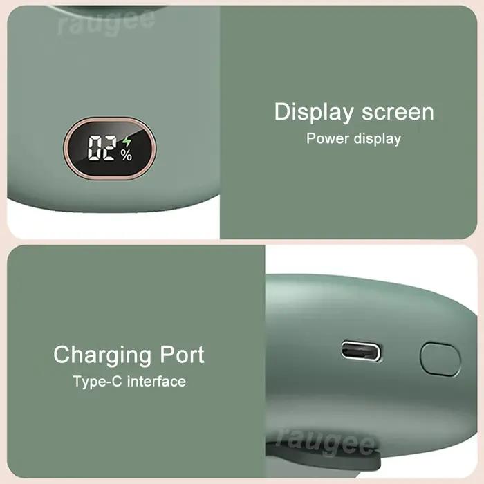 Mini ventilateur Portable à Clip de taille, Rechargeable, suspendu au cou, pour Camping en plein air