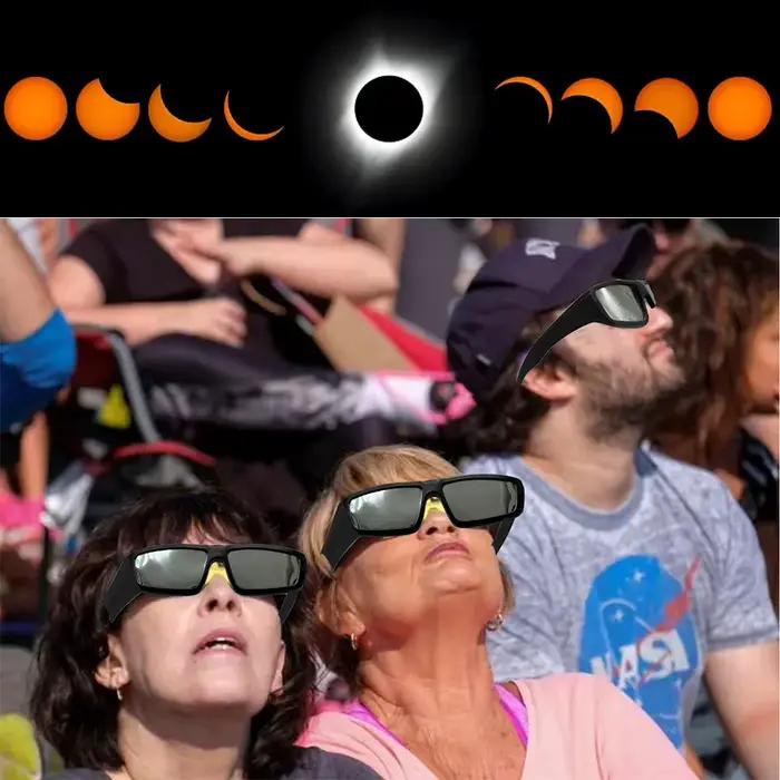 Lunettes éclipse solaire certifiées ISO 12312-2:2015 - Protection oculaire totale observation soleil chasse astronomie