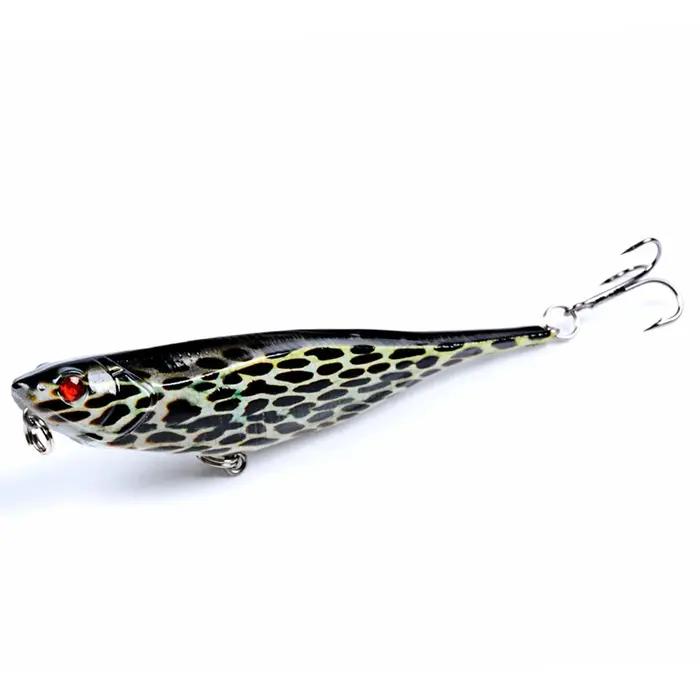 Crankbaits leurres de pêche mer Top marcheurs chien Surface flottant Wobblers pour la traîne brochet