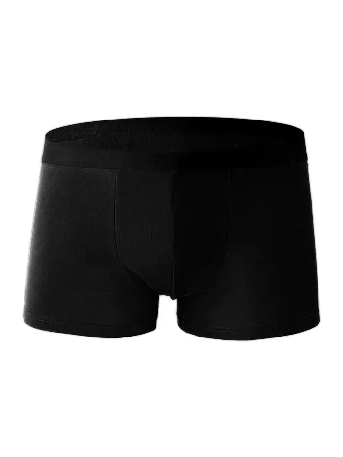 10 pièces sous-vêtements pour hommes noirs haute stretch boxer shorts modernes et confortables pour hommes grandes tailles occasions spéciales