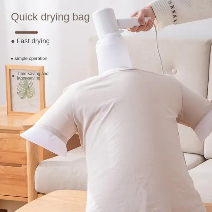 Sac de séchage rapide pour vêtements, sèche-cheveux, sac à linge portable, chemise, pantalon, doudoune, fournitures de voyage à domicile