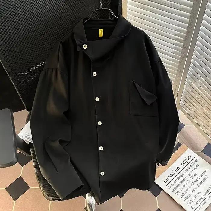 Vêtements pour hommes chemises unisexes à la mode nouveaux hauts amples