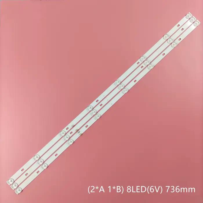 Bande de rétro-éclairage LED pour D40-M30 40BF400 JS-D-JP395DM-A81EC JS-D-JP395DM-B82EC (80105) E395