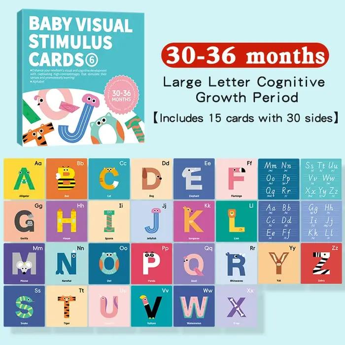 Cartes de Stimulation Visuelle Montessori Animaux et Nature pour Enfants 3-12 Ans Occasions Spéciales Éveil Cognitif Apprendre Jouer