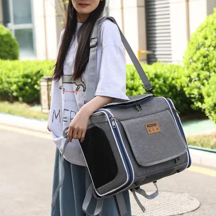 Sac de transport pour animaux de compagnie et vélos, sac portable robuste et élégant pour chats, chiens et déplacements extérieurs