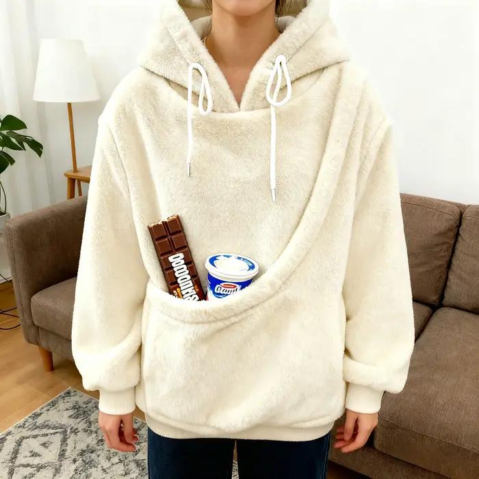 Sweat à capuche porte-animaux pour petits chiens et chats – Sweat-shirt unisexe mains libres