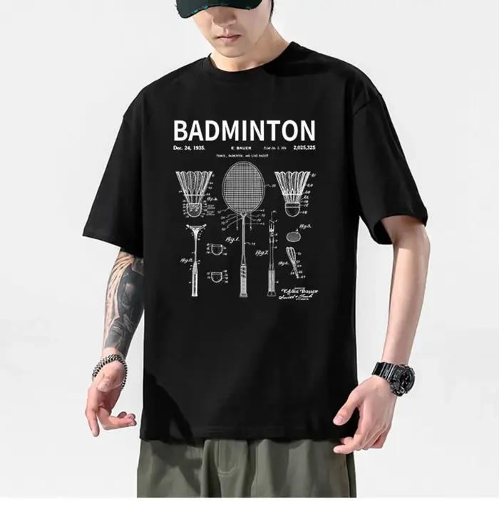 T-shirt de sport à motif d'ours de tennis pour hommes et femmes, vêtements d'équipe personnalisés à