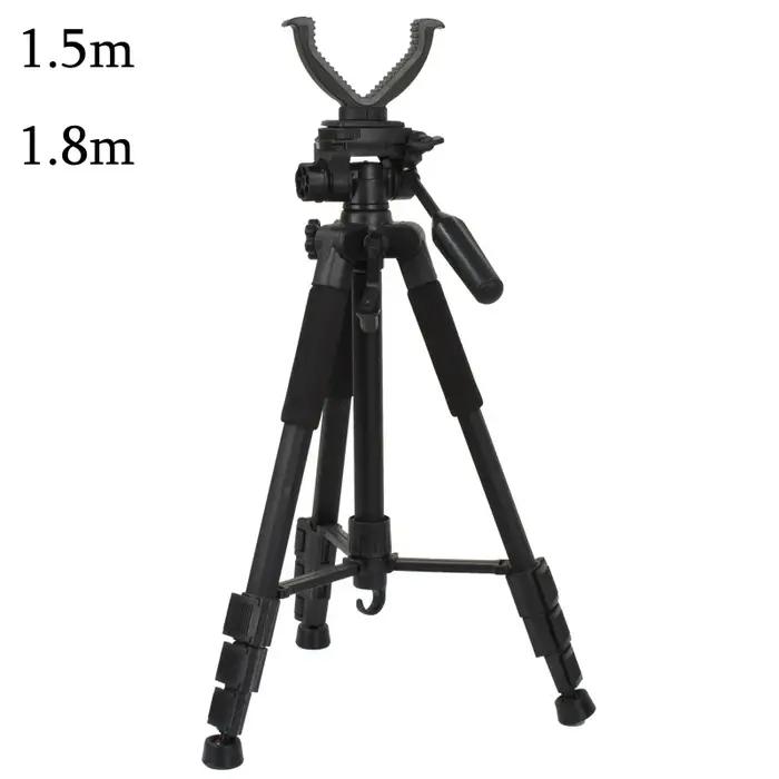 Support de trépied pour équipement de chasse et de tir, 1.5m/1.8m, Portable et réglable pour l'observation des oiseaux en plein air, photographie, Support en V