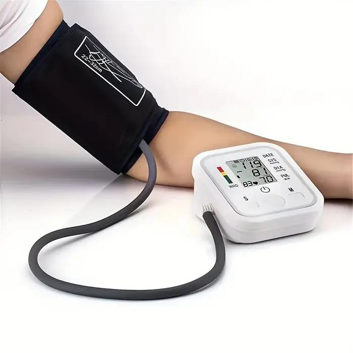 Tonomètre numérique Portable, tensiomètre, moniteur de fréquence cardiaque, bras, tensiomètre, équipement BP, médical professionnel automatique