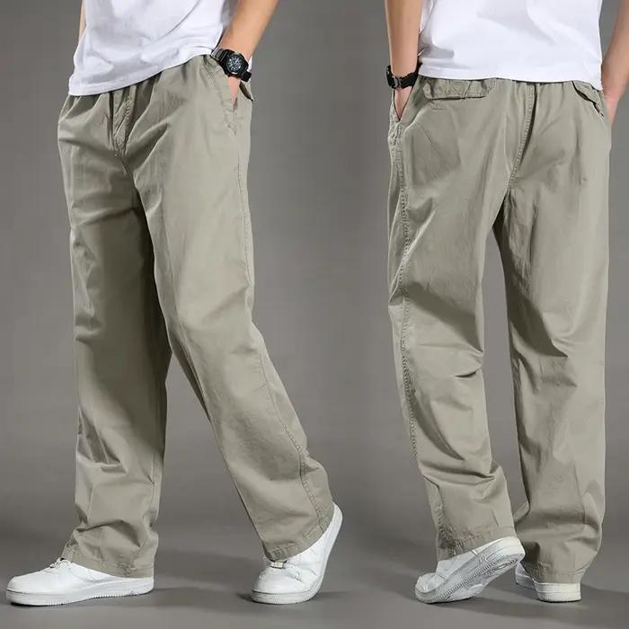 Pantalon Cargo homme été printemps coton vêtements de travail nouveau en grande taille 6XL décontrac