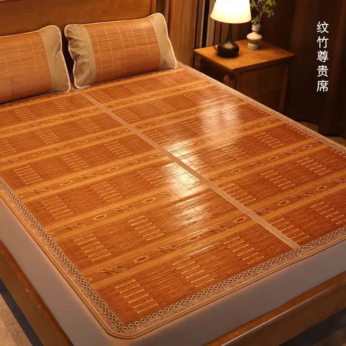 Matelas à double usage pour dortoir étudiant, tapis en bambou, simple, double glace, soie, tr/min, p