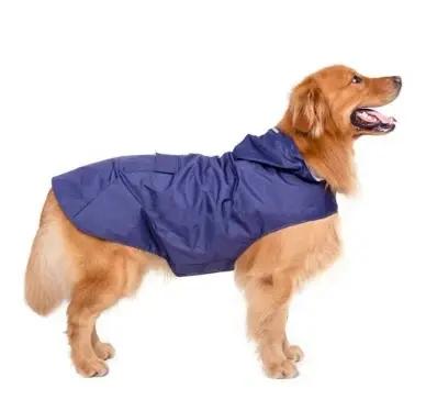 Manteau imperméable réfléchissant pratique pour chien, vêtements de pluie pour animaux de compagnie,