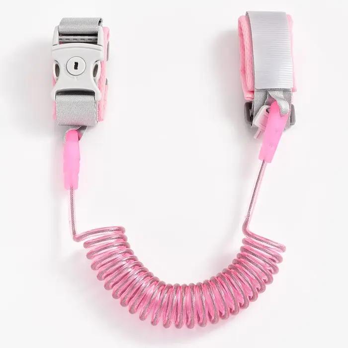2 mètres avec clé de verrouillage pour nourrissons et tout-petits perdre la laisse avec bracelet cei