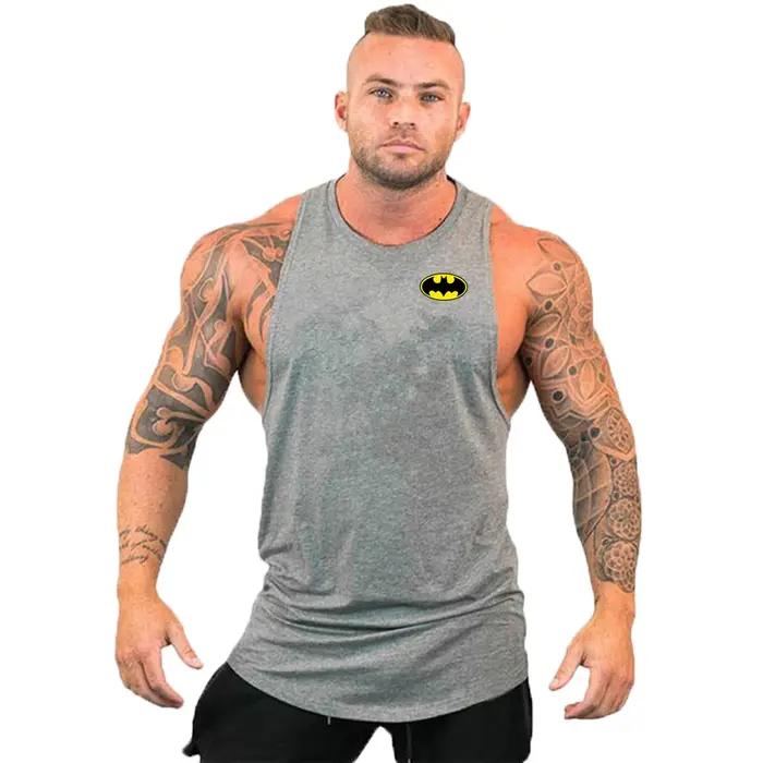 Gilet de musculation et fitness pour hommes polyester sans manches incliné pour entraînement intense et sportifs occasions spéciales