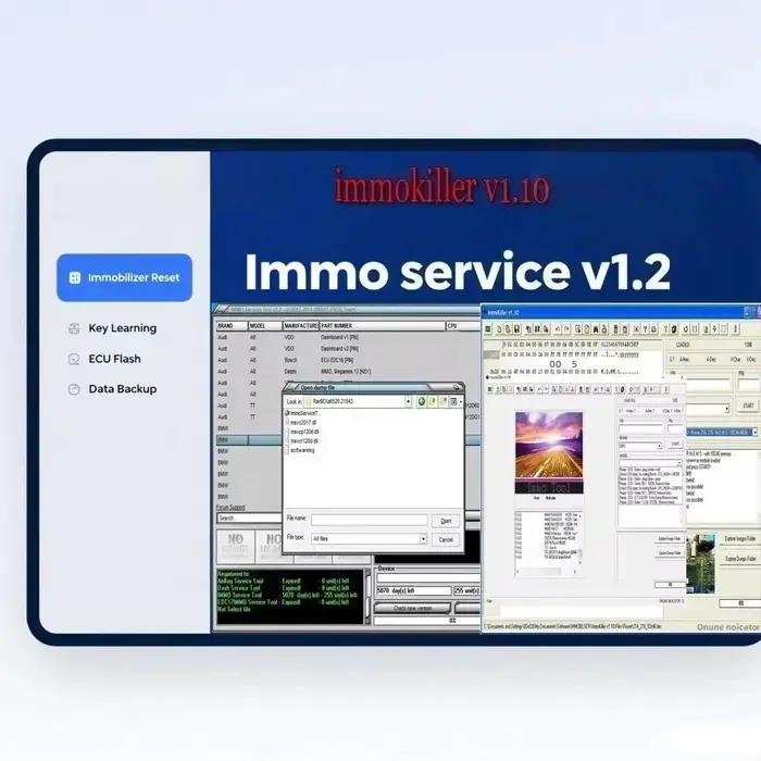 ImmoKiller V1.10 Logiciel IMMO off Programmeur ECU Outil de sécurité automobile Nouvelle version 202