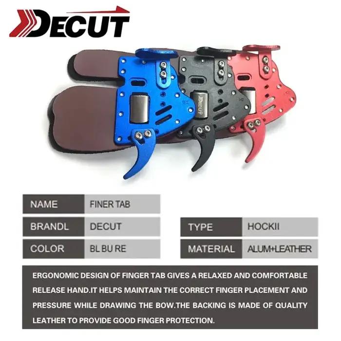 DECUT tir à l'arc doigt onglet garde HOCK 3 main droite Protection Pad gant