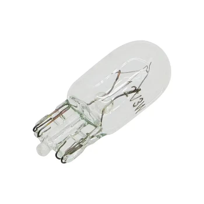 Ampoules T10 12V 3W, cales en verre transparent, Signal intérieur blanc chaud, Source de lumière pou