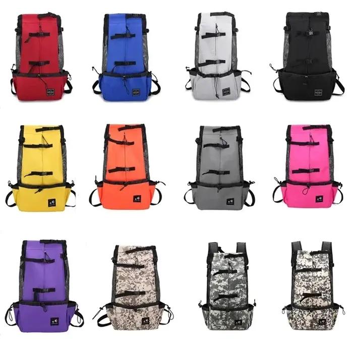 Sac de transport respirant pour chien, sac à dos Portable de voyage en plein air pour animaux de compagnie, sacs de transport réfléchissants pour chats, bouledogue français, accessoires pour chiens