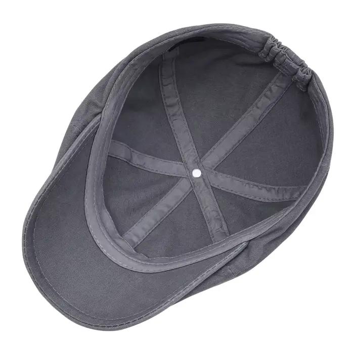 Casquette plate en coton pour homme VOBOOM, style newsboy, cabbie, Gatsby, Ivy, Irish, 6 panneaux, a