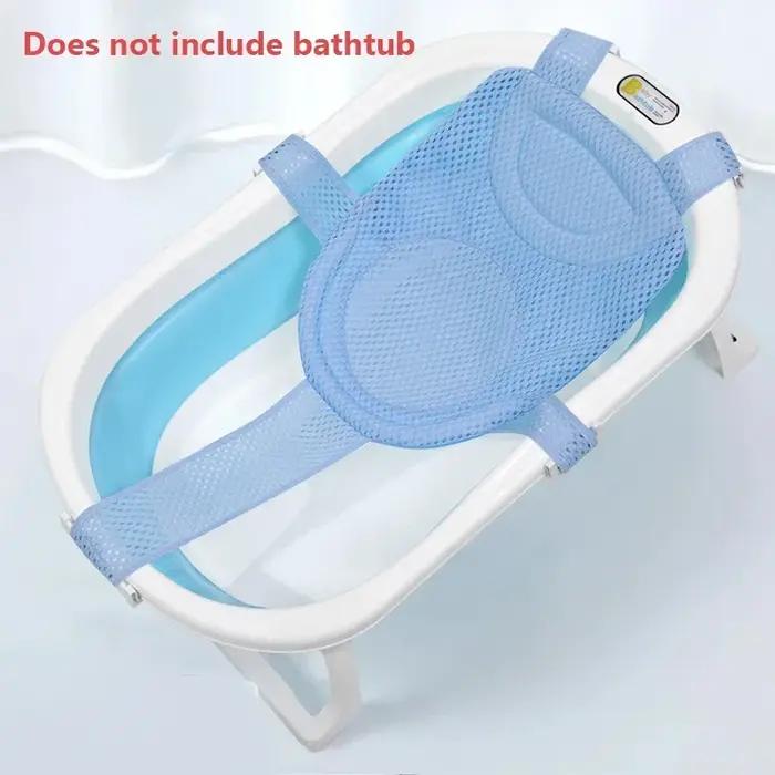 Oreiller de baignoire pour nouveau-né antidérapant doux et confortable pour bains de bébés 0-36 mois occasions spéciales
