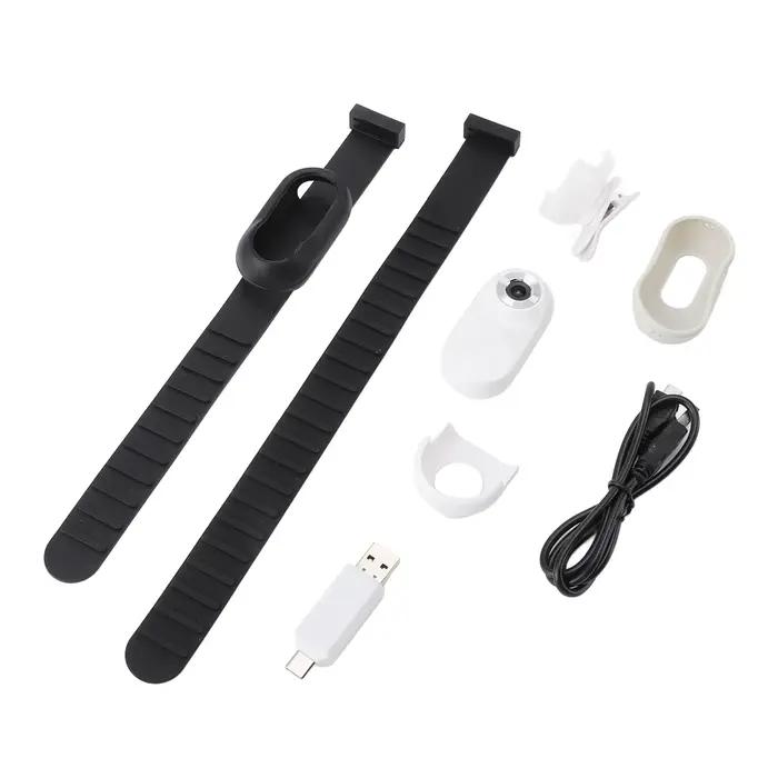 Caméra d'action pour animaux de compagnie 170 ° Caméra grand angle pour collier d'animal de compag