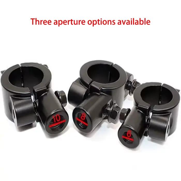 2 pièces 22mm guidon 10mm 8mm 6mm filetage moto miroir montage pince rétroviseur support adaptateur