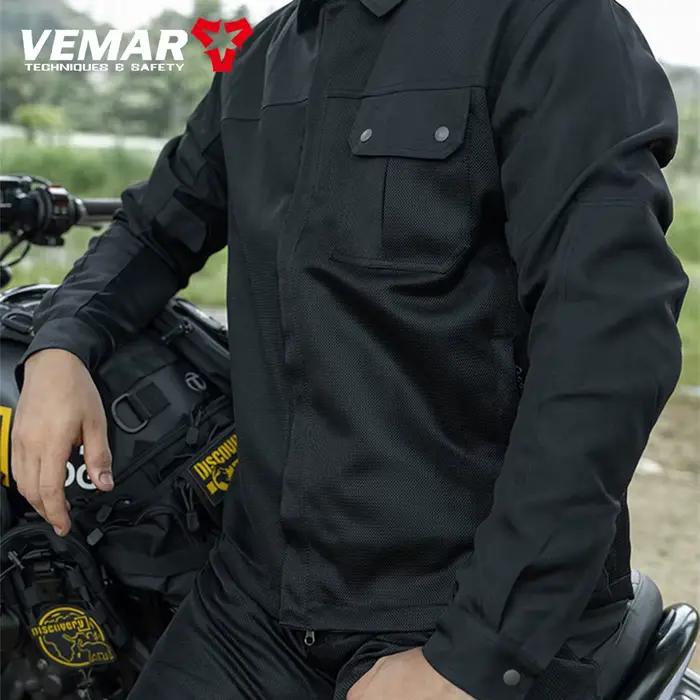 VEMAR hommes veste de moto nouvelle mise à niveau été respirant