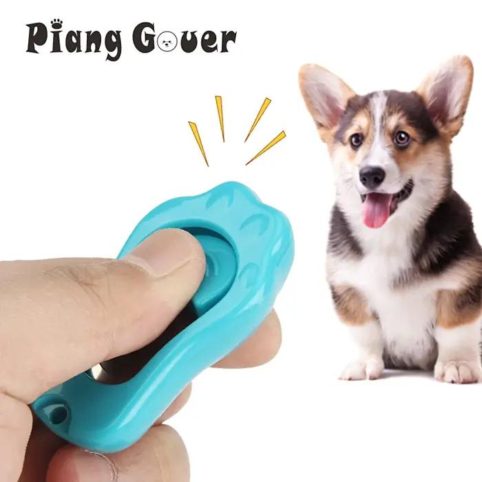 2 pièces en forme de patte chien Clicker jouets animaux de compagnie formation Clickers obéissance chien animaux formation formateur clic