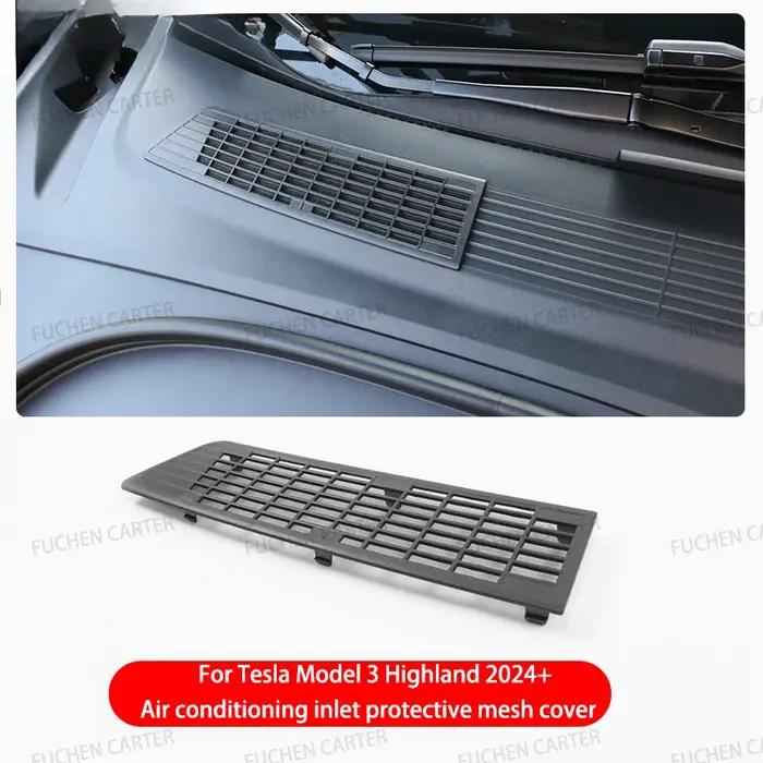 Pour Tesla Nouveau Modèle 3 Lancement 2025 Grille de pare-chocs avant Highland, grille de ventilatio