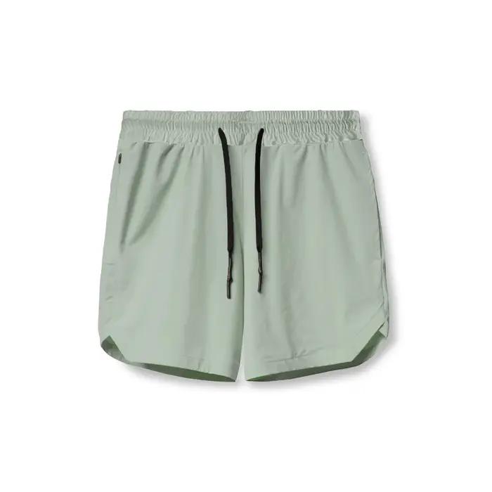 Short pour Homme Tissé à une Couche, vaccage Rapide, Solide, Course à Pied, Fitness, dehors, Décontracté, Américain, Pantalon Confortable, Nouveau, 2024