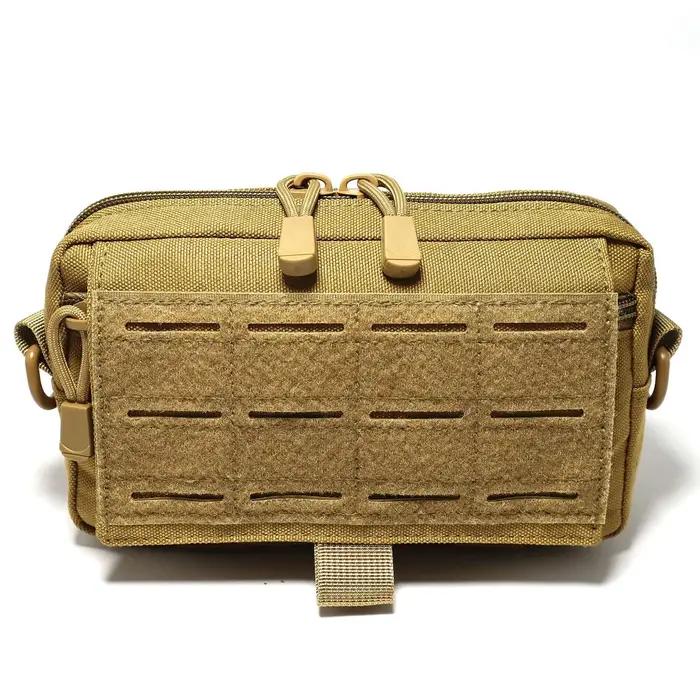 Pochette molle Jarhead en nylon gris clair, pochette à outils utilitaire EDC pour chasseurs, pochette modulaire horizontale, sac de chasse occasions spéciales