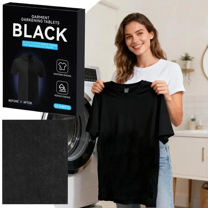 Teinture noire pour vêtements en coton soie et laine 10 pièces pour personnalisation textile occassions spéciales création mode