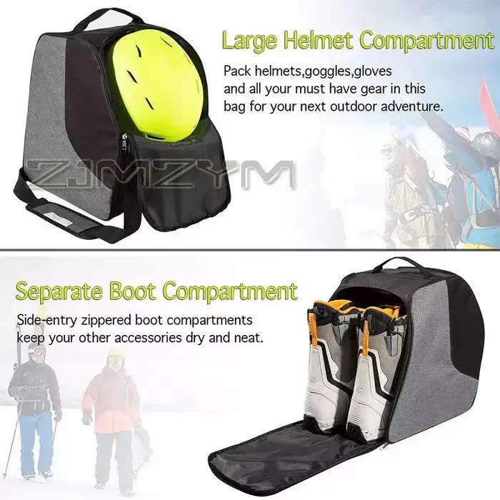 Sac de rangement imperméable pour chaussures de ski