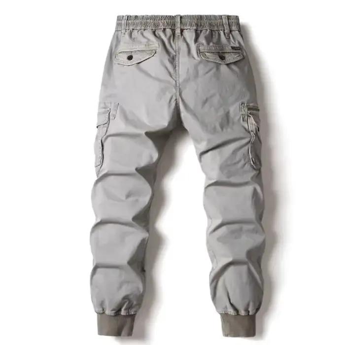 Pantalon Cargo hommes Jogging pantalons décontractés coton pleine longueur tactique militaire pantal