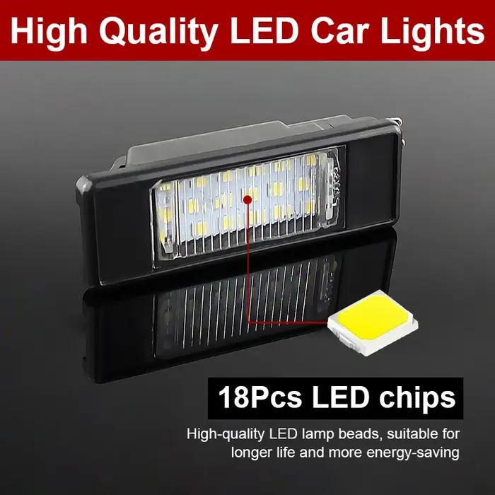 Lampe LED pour plaque d'immatriculation, 2 pièces, pour mercedes-benz Sprinter W906 VITO W639 VIANO