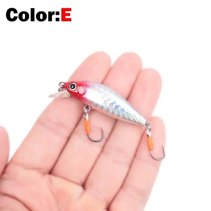 Leurre de pêche en mer OUTKIT 2022 conception japonaise pour pêche en roche, plage, lac, rivière, étang et réservoir petits leurres coulants miniatures resistant pour perche truite bar
