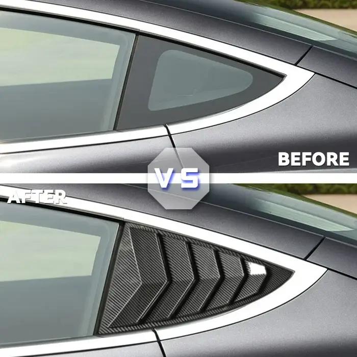 Couvercle de volet de fenêtre arrière de voiture, pour Tesla modèle 3 2017 – 2023, garniture de vent